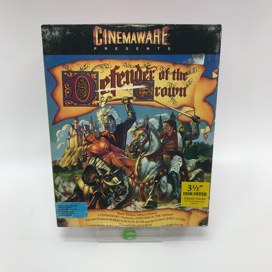 Defender of the Crown (PC, 1987) Complete in Original Box w Inserts, CIB
