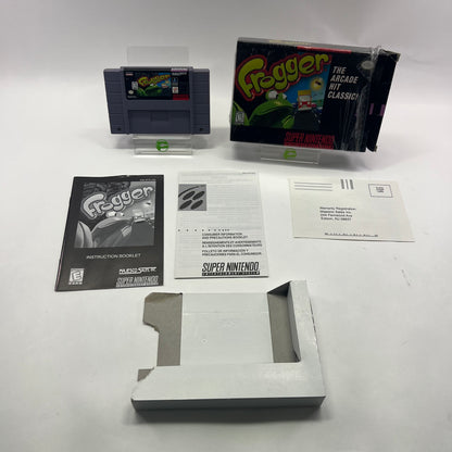 Frogger (Super Nintendo SNES, 1997) Complete In Box CIB