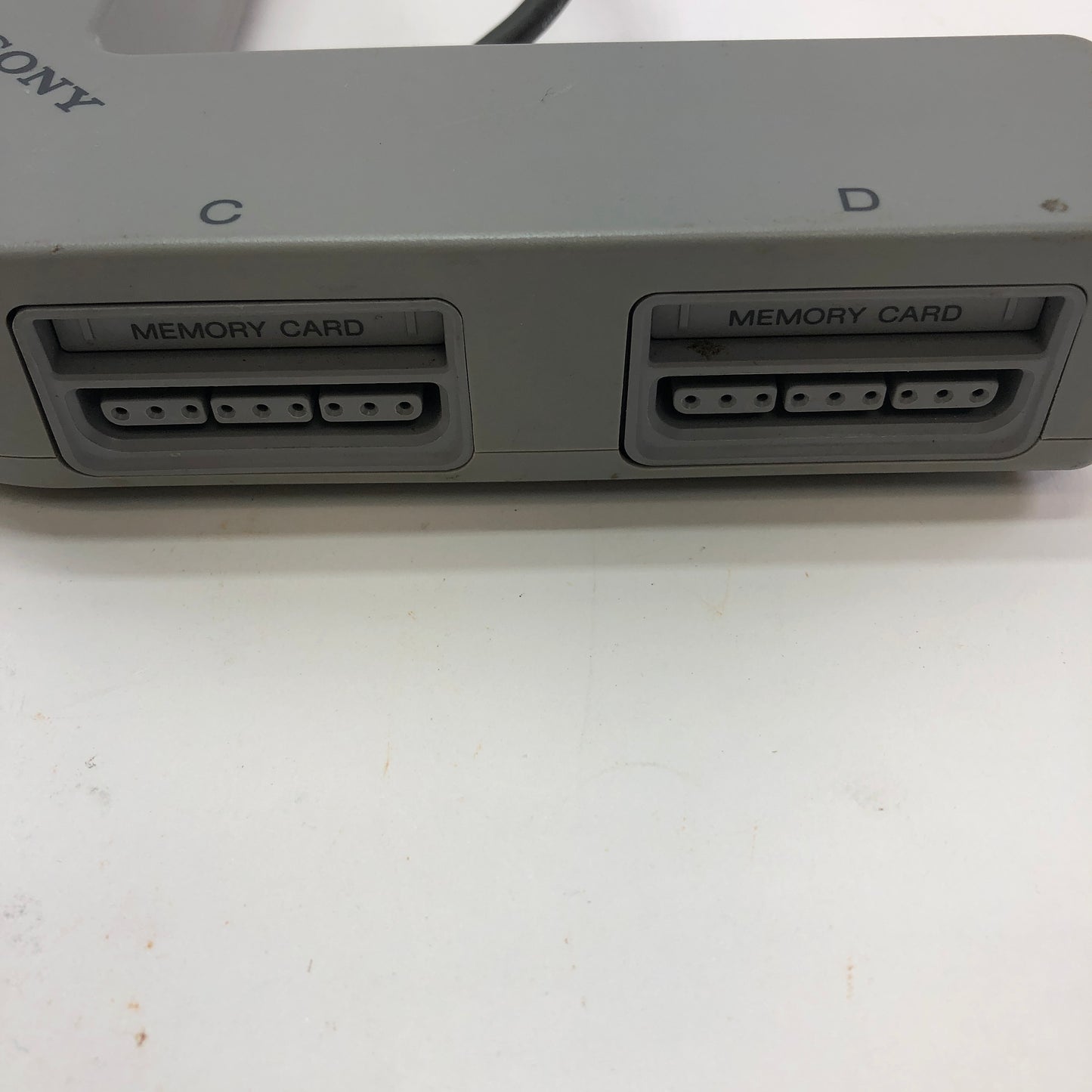 Sony Playstation 1 PS1 Multitap Black SCPH-1070 4 Player Adapter for PS1