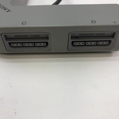 Sony Playstation 1 PS1 Multitap Black SCPH-1070 4 Player Adapter for PS1