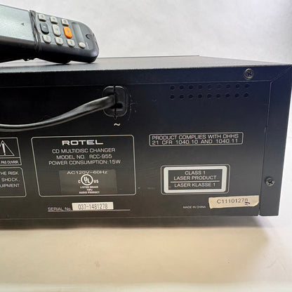 Rotel RC-955 5-Disc Carousel CD Changer