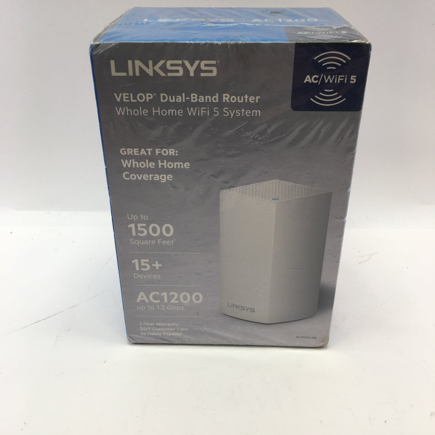 New Linksys Ac1200 VELOP Dual-Band Router Whole Home Wi-Fi 5 System