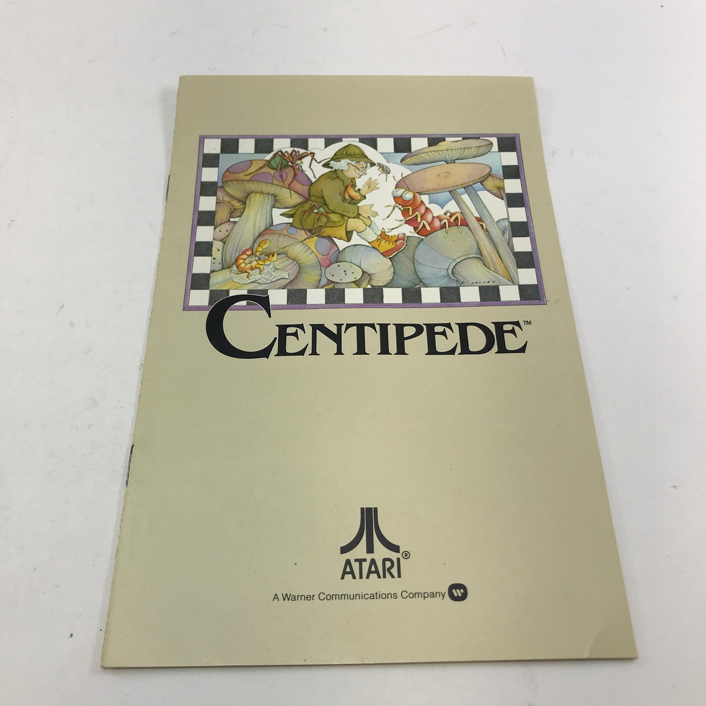 Centipede (Atari 400, 1980) Cartridge and Manual Only