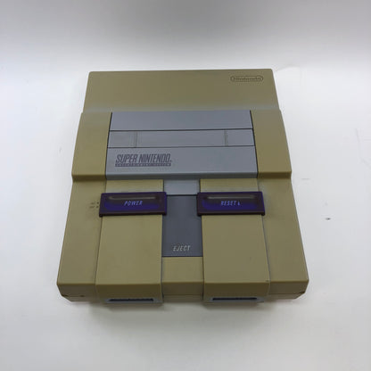 Super Nintendo Entertainment System SNES Console Only SNS-001 Gray READ