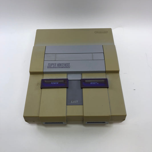 Super Nintendo Entertainment System SNES Console Only SNS-001 Gray READ