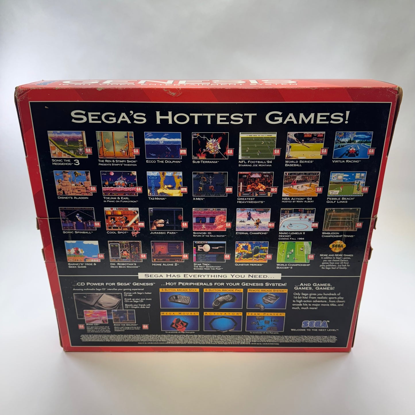 Sega Genesis Console Gaming System Black 1630
