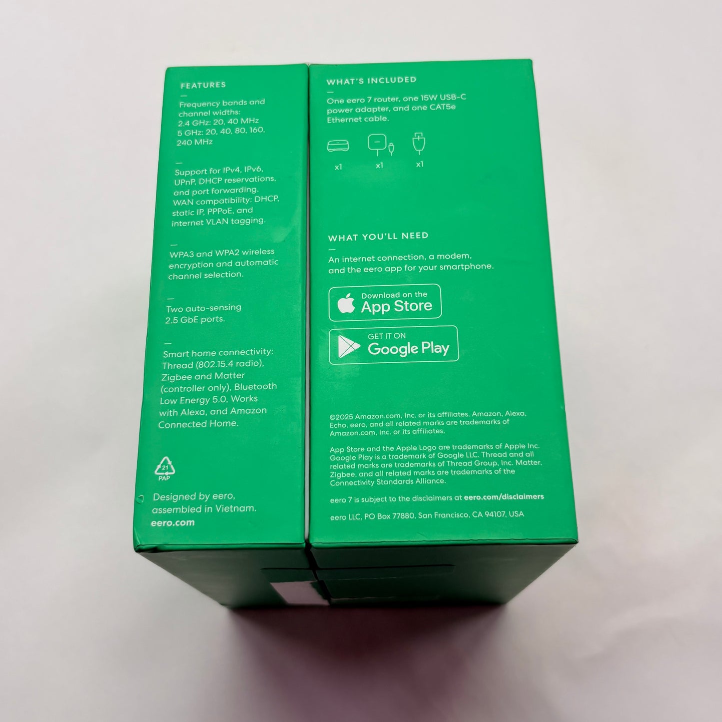 eero 7 Dual Band WiFi 7 PA10111 Dual-band mesh router