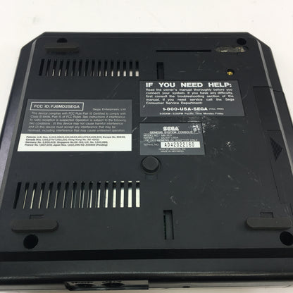 Sega Genesis Video Game Console Black MK-1631 w Controller and 3 Games