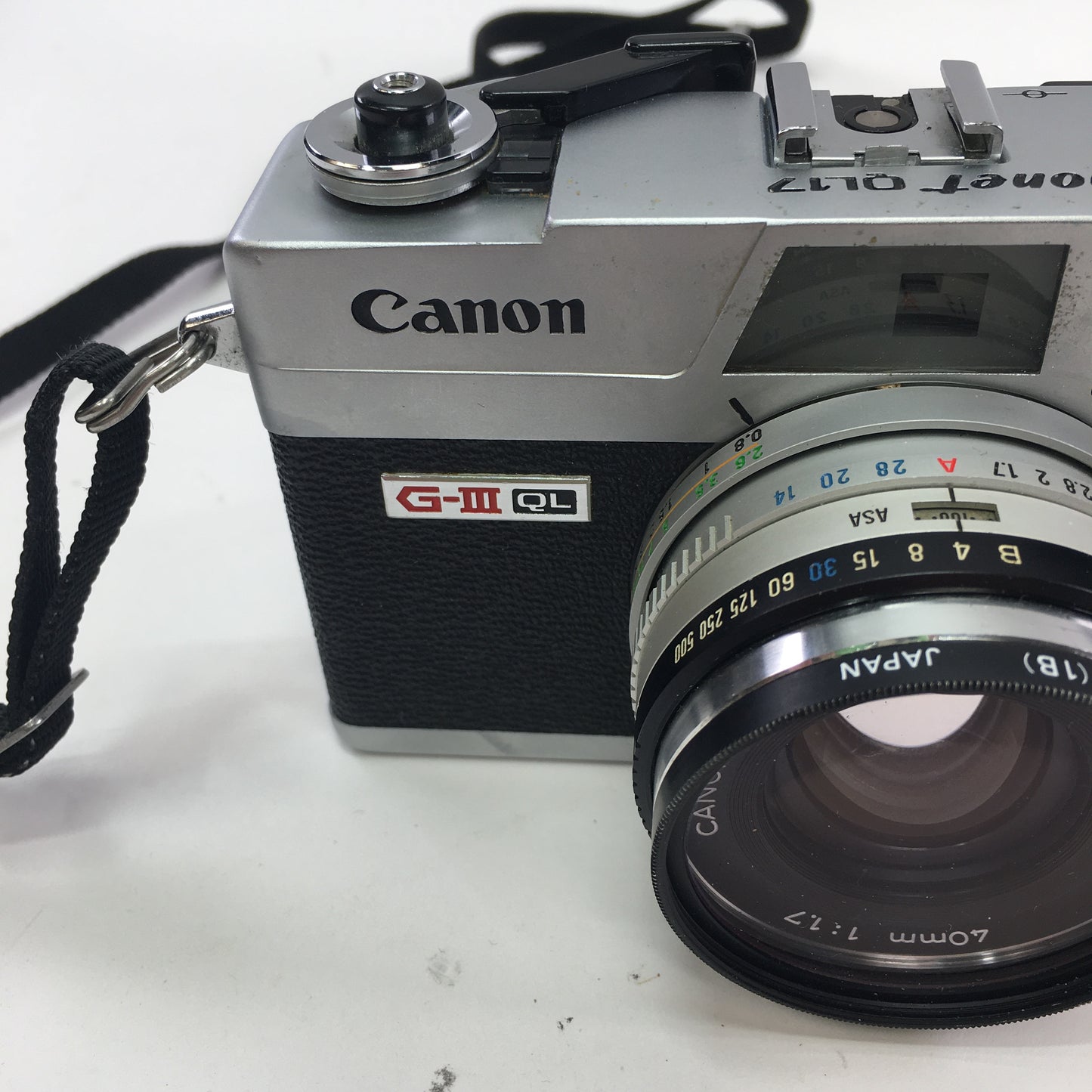 Canon Canonet QL17 35MM Film Camera GIII QL w Neck Strap