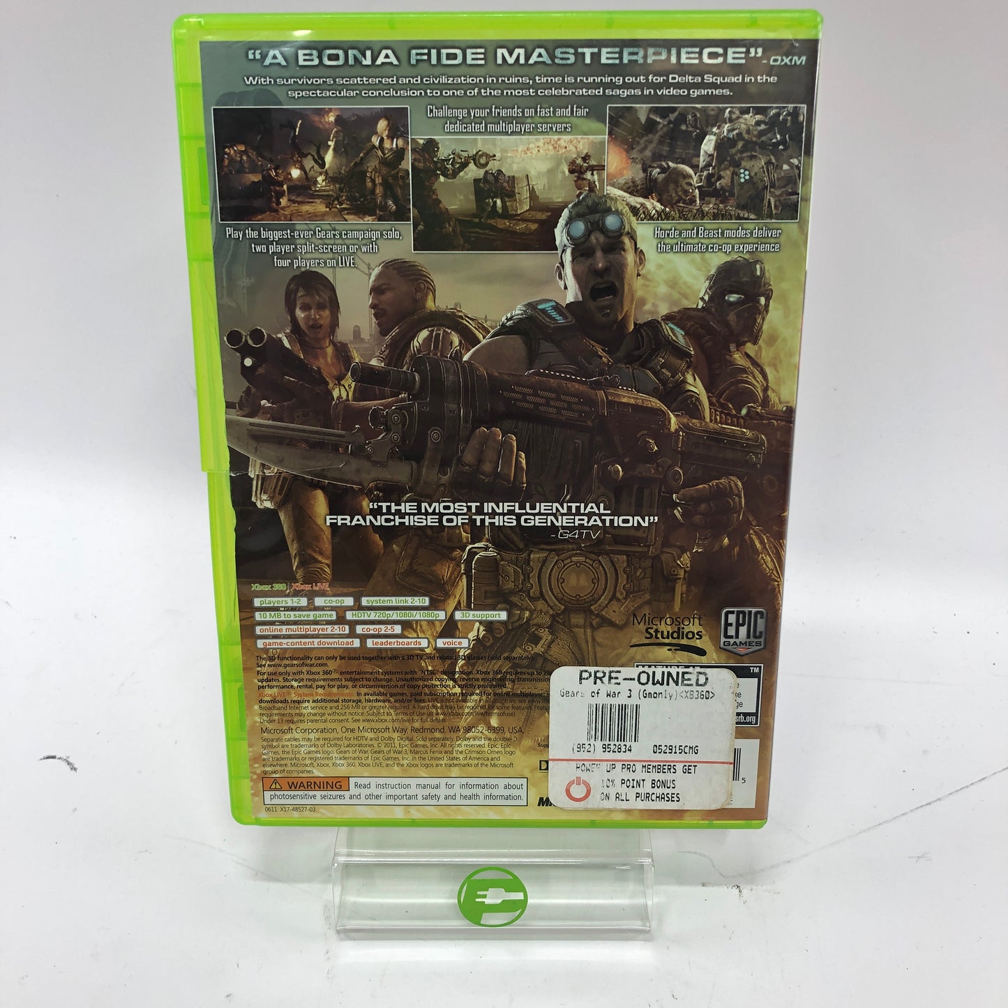 Gears of War Collection [1,2,3], All CIB, Microsoft Xbox 360