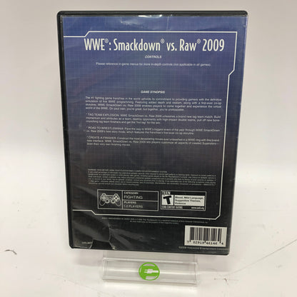 WWE Smackdown vs. Raw 2009 (Sony PlayStation 2 PS2, 2008) CIB