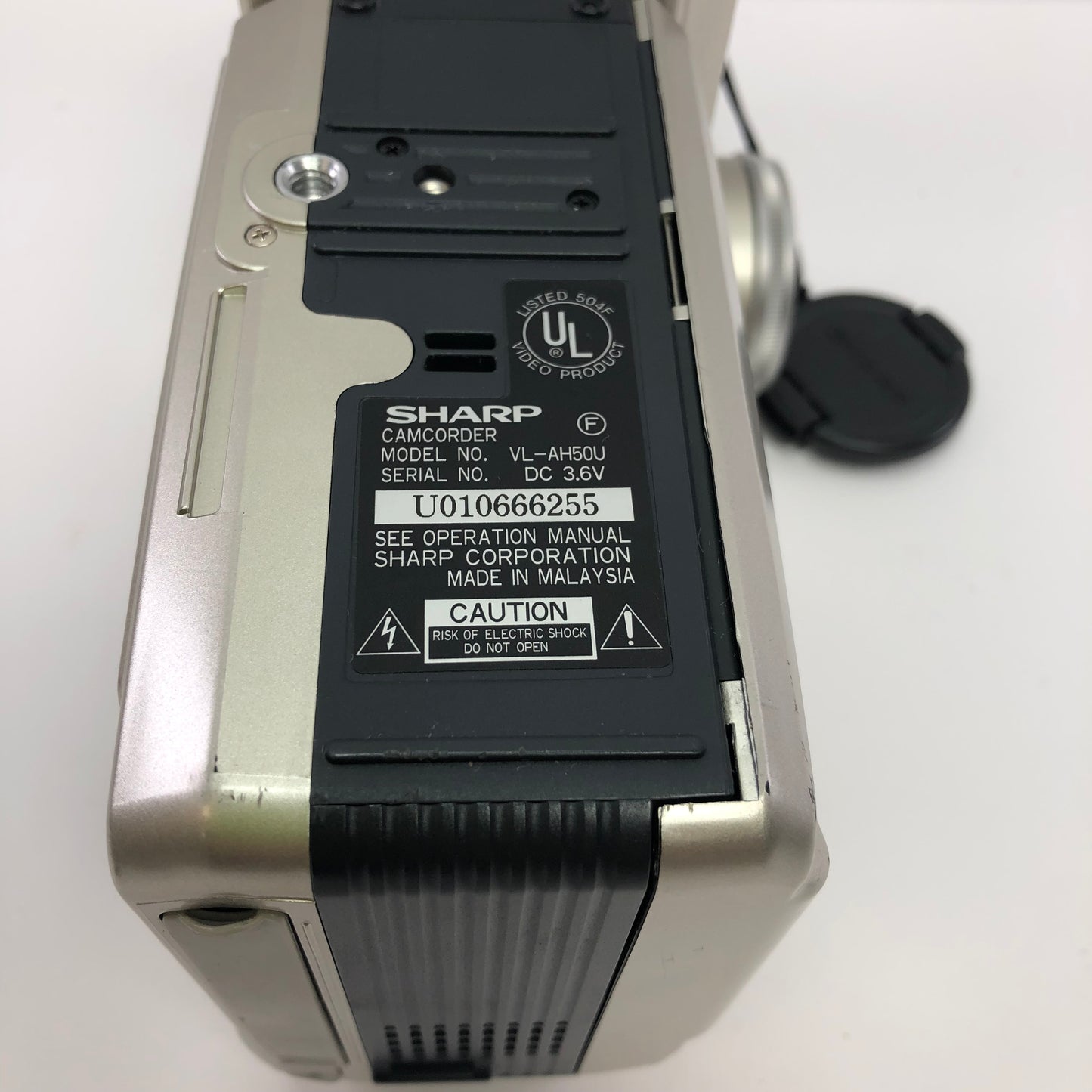 Broken Sharp Viewcam Hi 8 Hi-8 Analog Camcorder VL-AH50 Bad Battery, Untested
