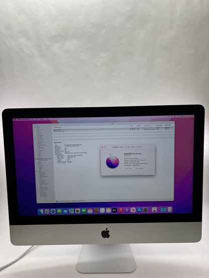 2015 Apple iMac 21.5" i7 3.1GHz 8GB RAM SSD Silver A1419