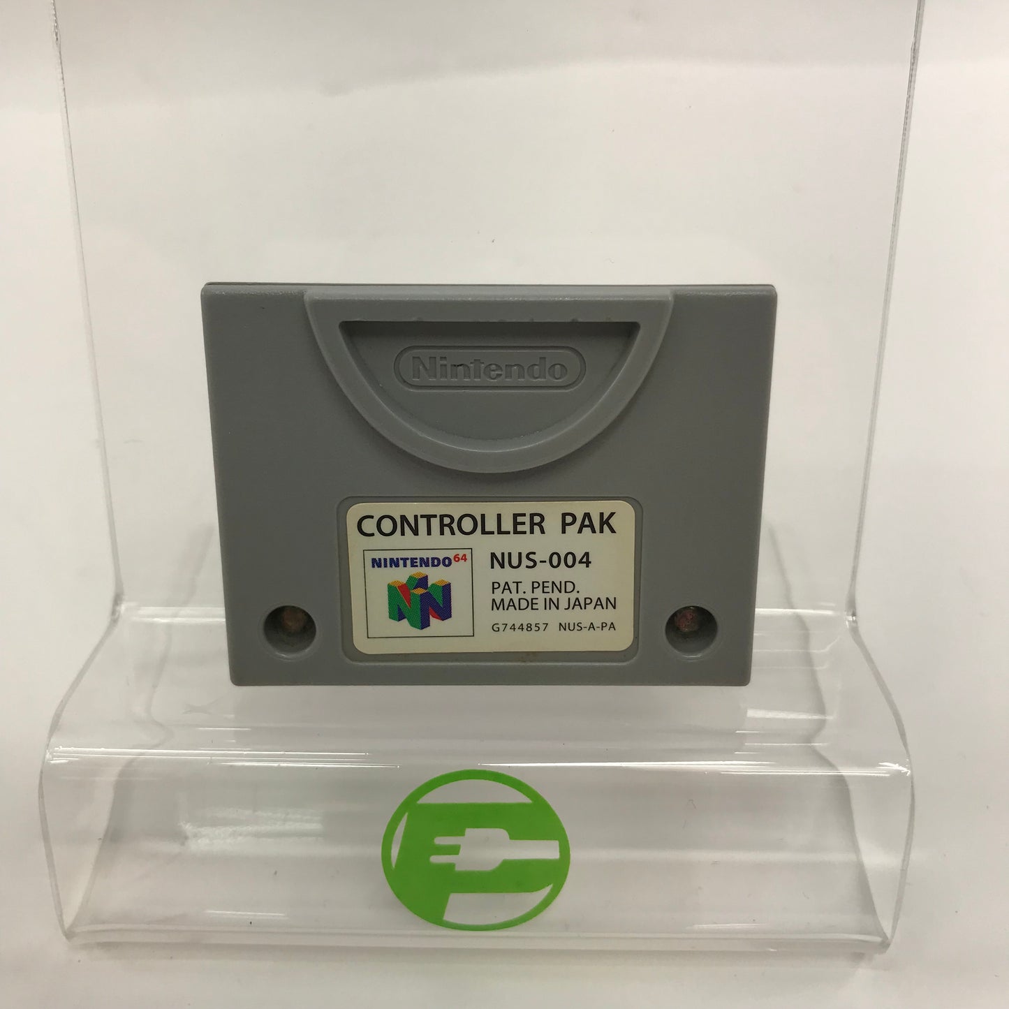 Nintendo 64 N64 Controller Pak Gray NUS-004