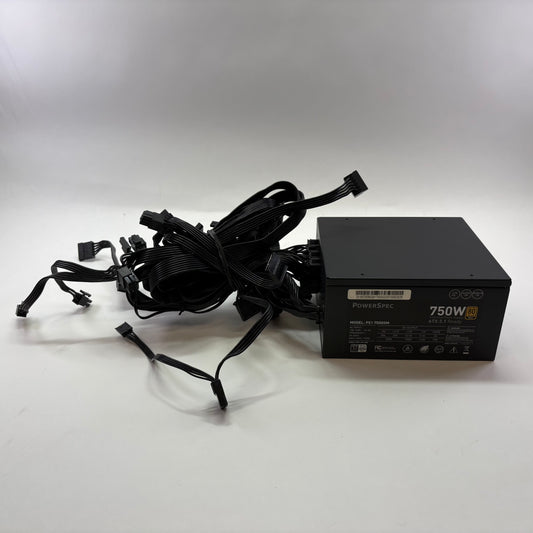 PowerSpec PS1 750GSM' PS1750GSM 80 Plus Gold 750W Semi Modular Power Supply