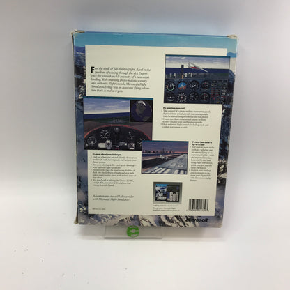 Microsoft Flight Simulator [MS-DOS] (PC, 1994) Complete in Original Box, CIB