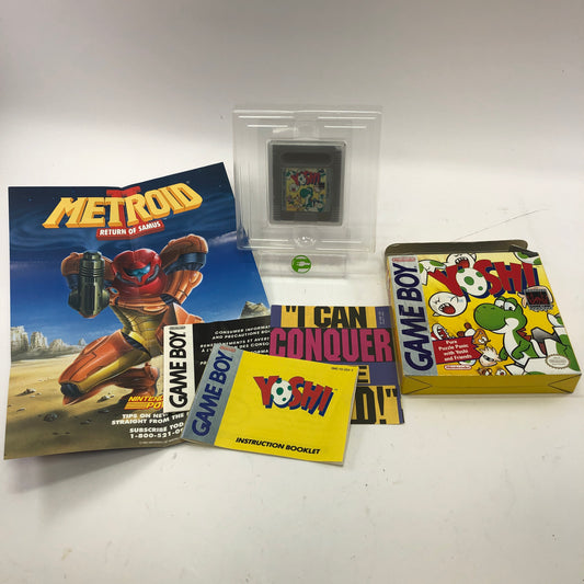 Yoshi (Nintendo GameBoy, 1992) Complete in Box w/ Inserts, CIB