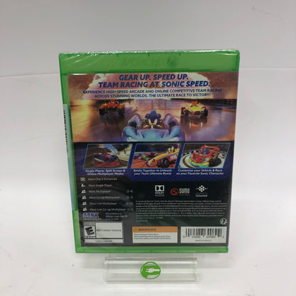 New Team Sonic Racing (Microsoft Xbox One, 2019) Factory Sealed