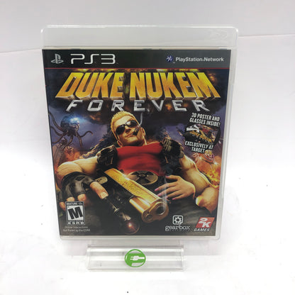 Duke Nukem Forever (Sony PlayStation 3 PS3, 2011) CIB w 3D Glasses
