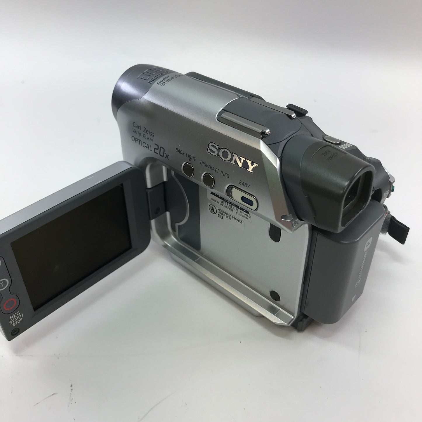 Broken Sony Handycam  Digital Video Camcorder DCR-HC21 NTCS Bad Touch Panel