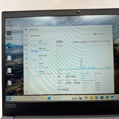 Lenovo ThinkPad E14 Gen 1 SL10W47313 14" i5-10210U 2.1GHz 8GB RAM 500GB SSD