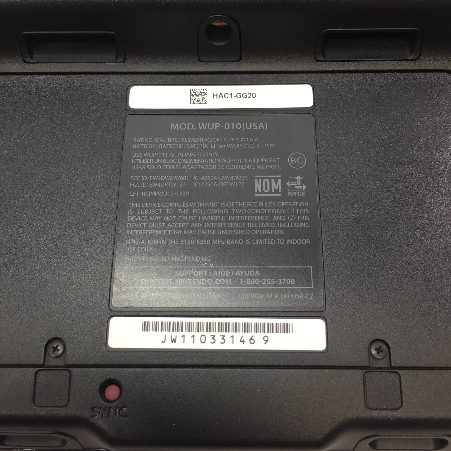 Nintendo Wii U Video Game Console Black CIB Tested and Working w Both Games