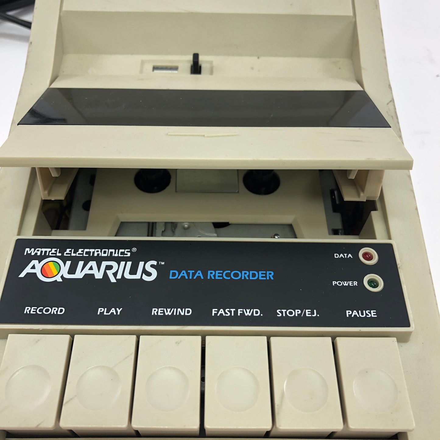 Mattel Electronics AQUARIUS 4394 Data Recorder w Cords Tested and Working