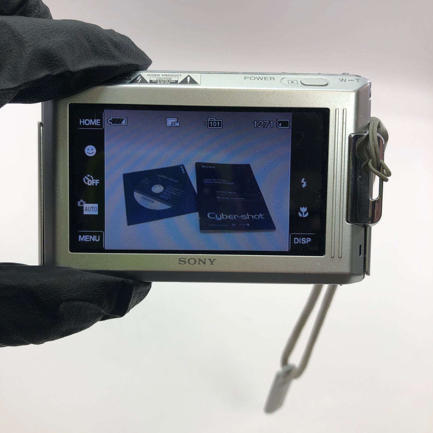 Sony Cybershot DSC-T77 MKM 10.1MP Digital w Instruction Manual 