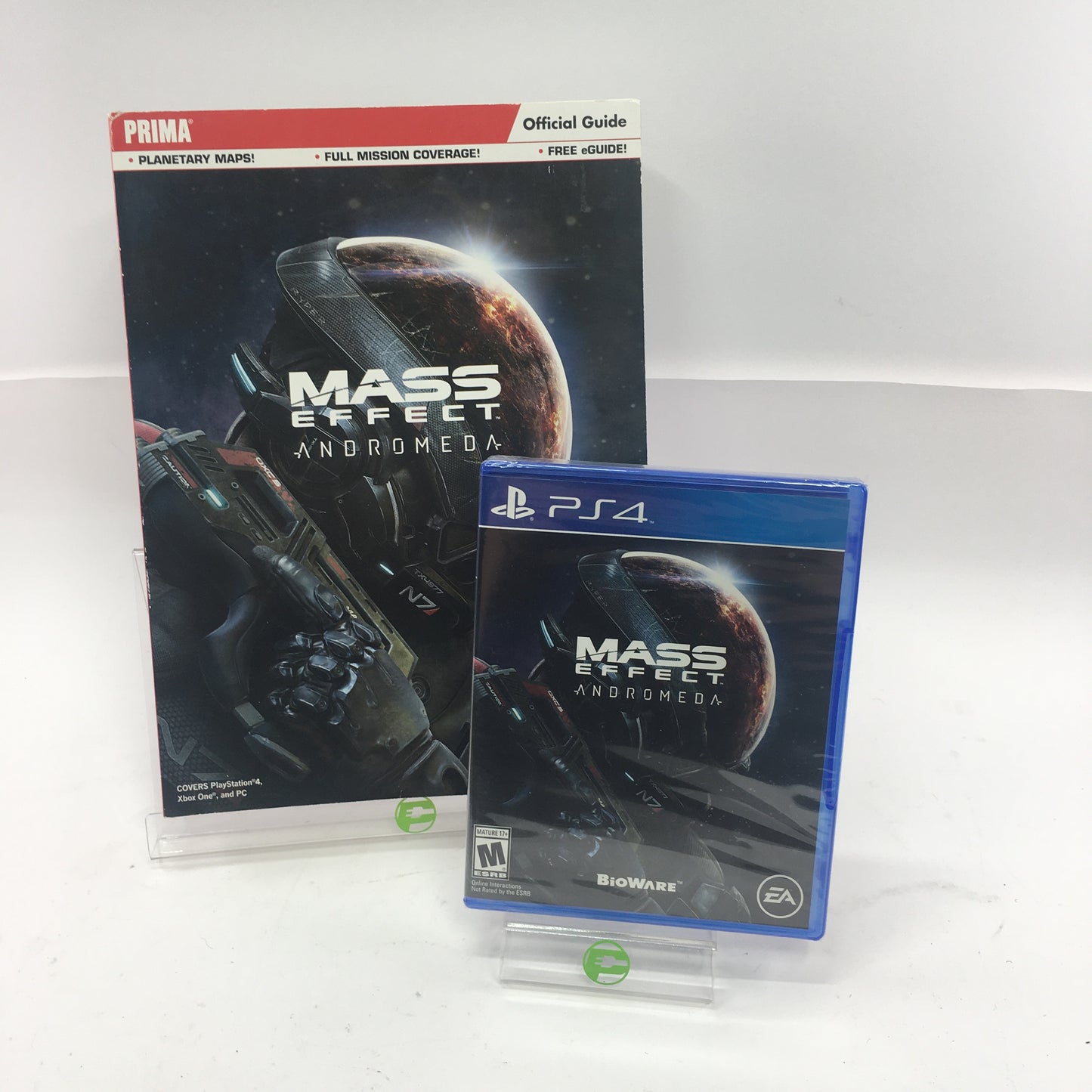New Mass Effect Andromeda (Sony PlayStation 4 PS4, 2017) w Prima Strategy Guide
