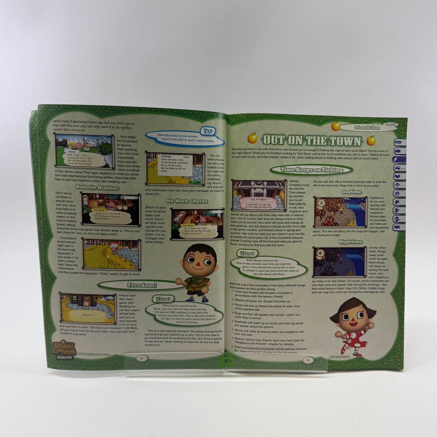 Animal Crossing City Folk Prima Strategy Guide with Poster