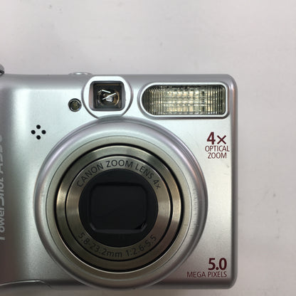Canon PowerShot A530 5.0 Digital Point-And-Shoot Camera Tested and Working