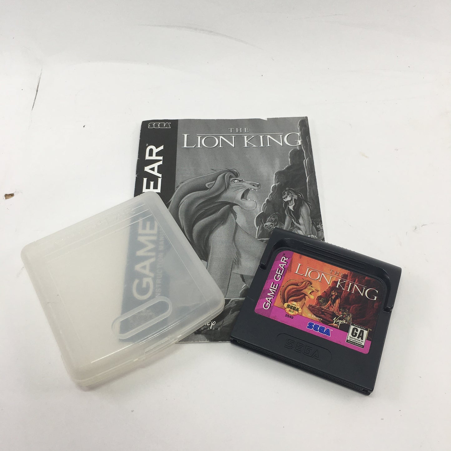 Lot of 6 Sega Game Gear Games and Manuals, Poster