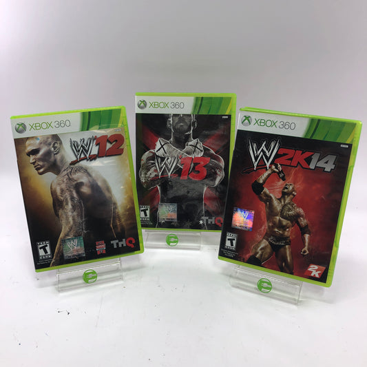 WWE Collection [WWE12, WWE13, WWE2K14] Microsoft Xbox 360