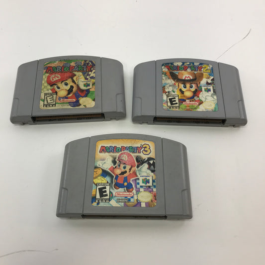 Mario Party Collection [1, 2 and 3] Nintendo 64, N64 Games