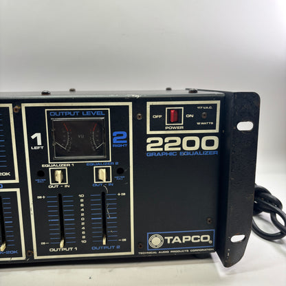 Tapco 2200 Graphic Equalizer