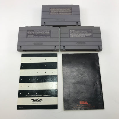 Lot of 3 Super Nintendo SNES Games Tested Works