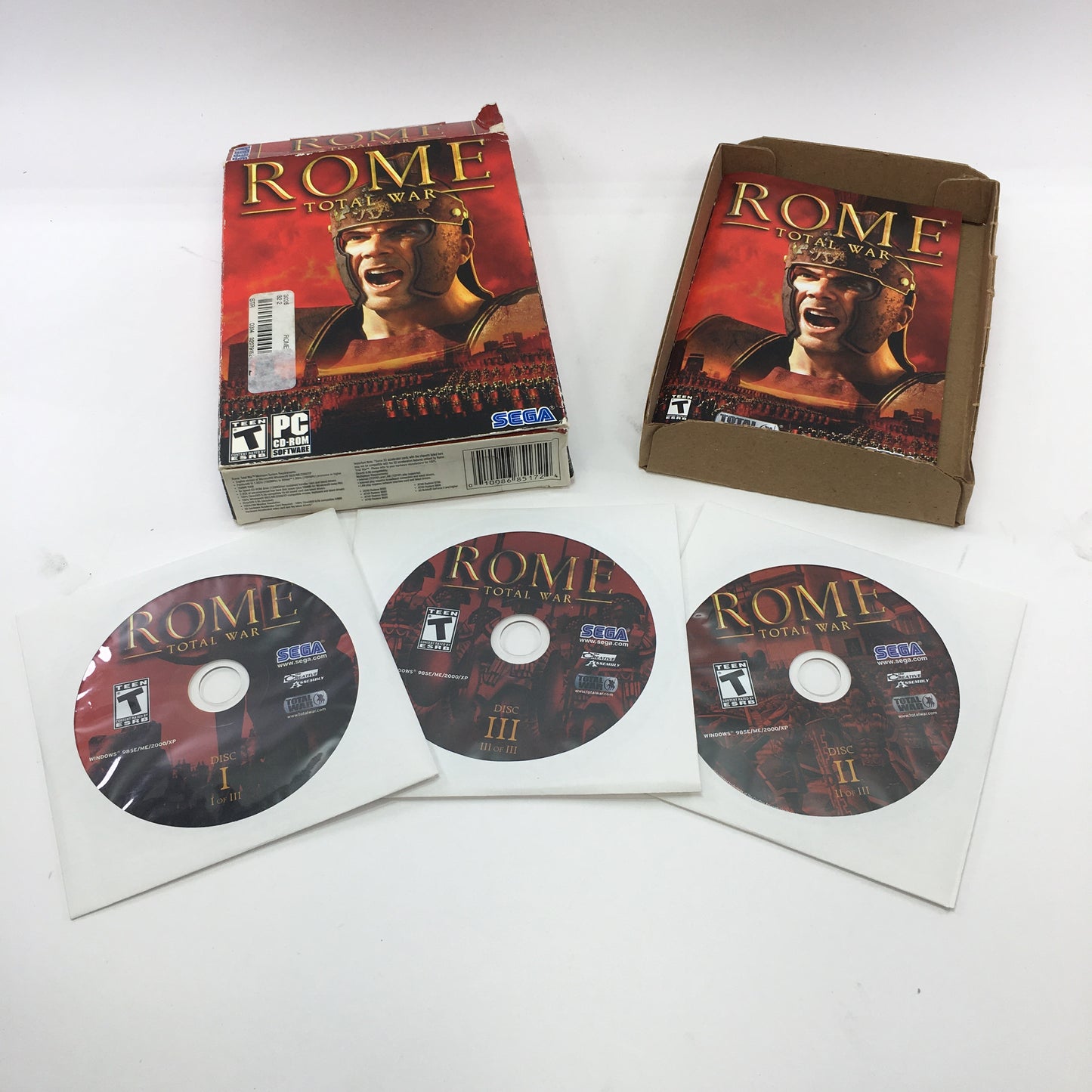 Rome: Total War (PC, 2004) Complete in Original Box w/ Manual, SEGA Version, CIB