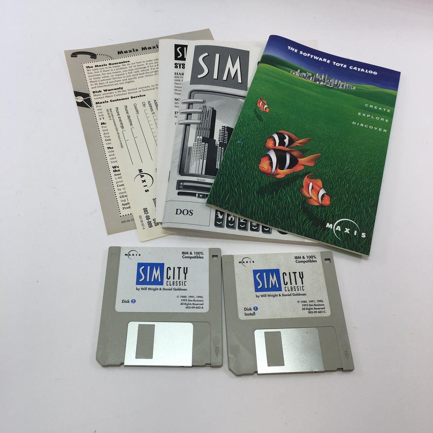 Maxis Sim City Bundle [Sim City, Sim City 2000, Sim Town and Sim Isle]