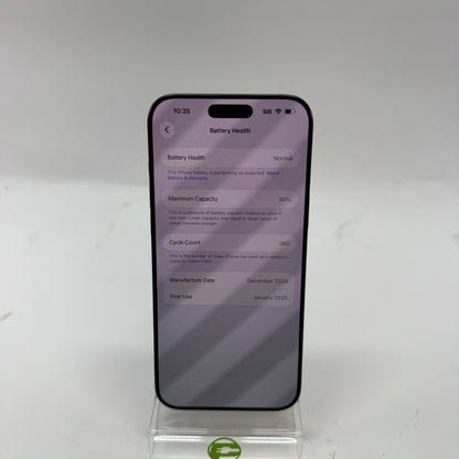 Factory Unlocked Apple iPhone 16 Pro Max 256GB Black Titanium MYW33LL/A