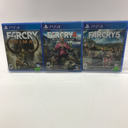 Far Cry Collection [4, 5, 6, Primal] Playstation 4, PS4, Factory Sealed 