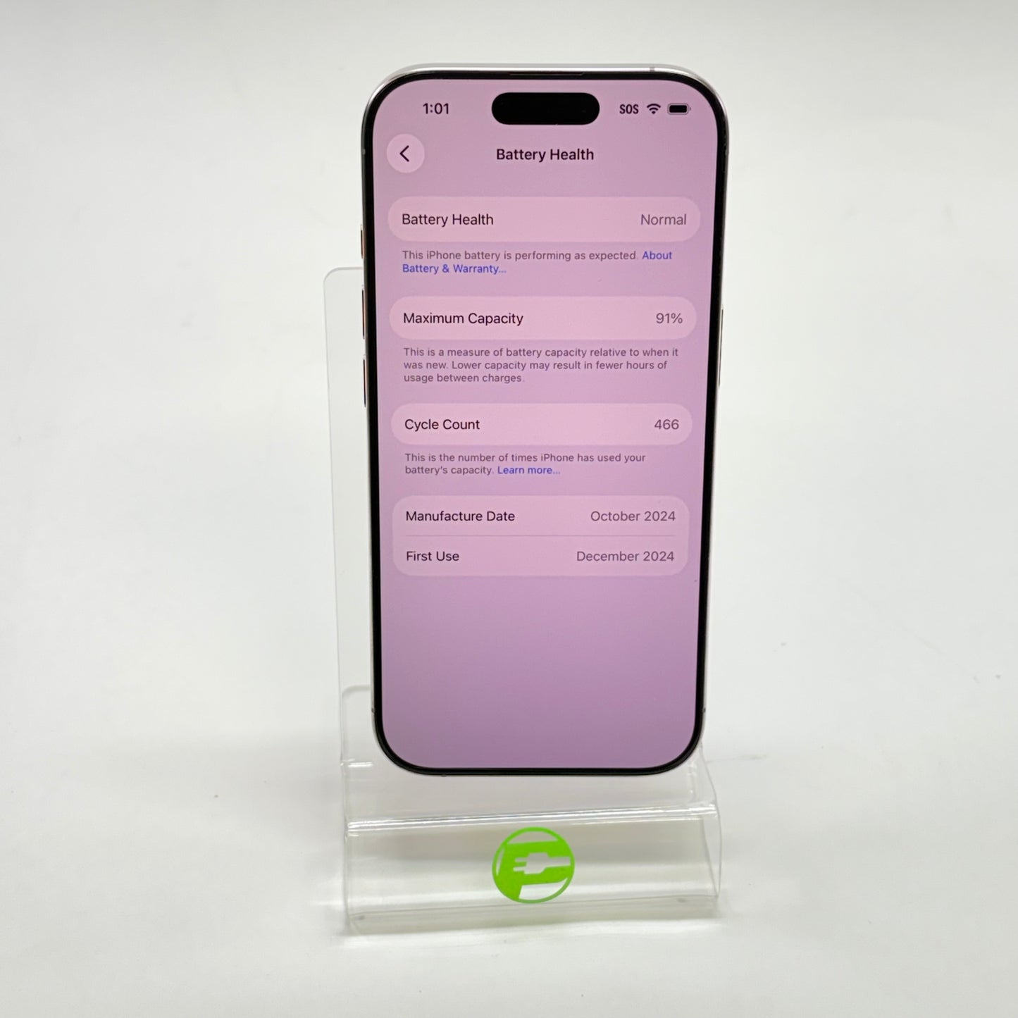 Factory Unlocked Apple iPhone 16 Pro 128GB Natural Titanium MYMD3LL/A