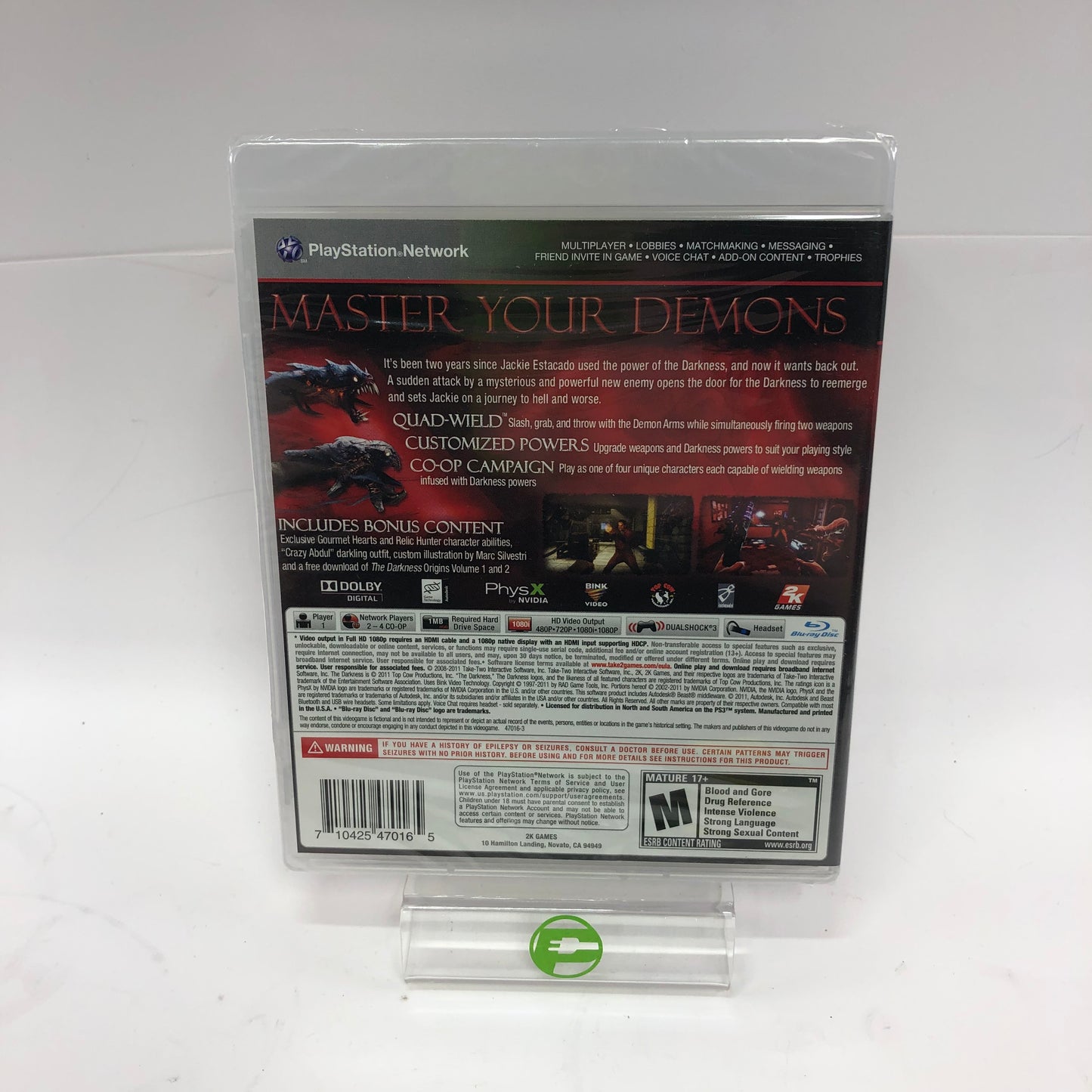 New The Darkness II (Sony PlayStation 3 PS3, 2012) Factory Sealed