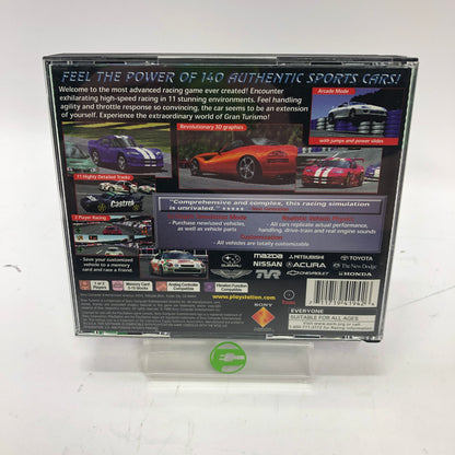 Gran Turismo and Gran Turismo 2 Collection, CIB, Sony PlayStation 1 PS1 Games