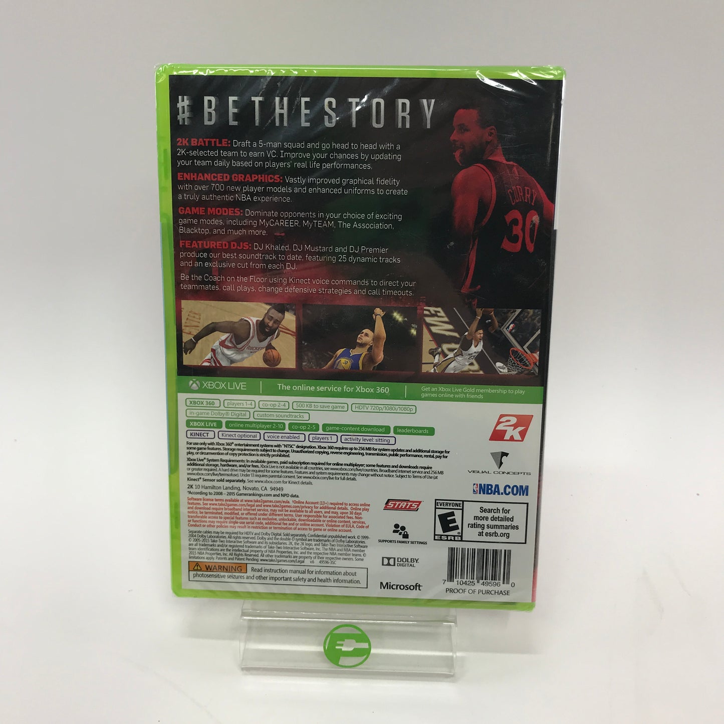 New NBA 2K16 (Microsoft Xbox 360, 2015) Factory Sealed