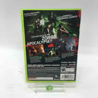 Left 4 Dead (Microsoft Xbox 360, 2008) Complete in Box w/ Inserts, CIB