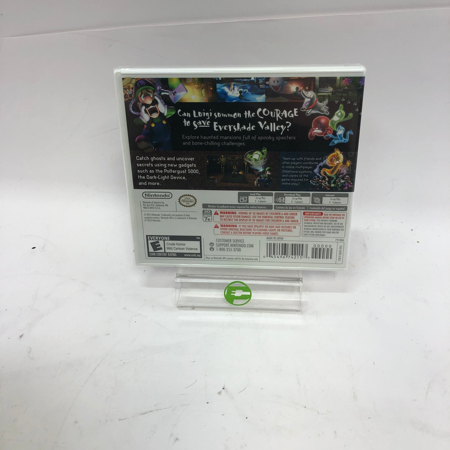 New Luigi's Mansion: Dark Moon (Nintendo 3DS, 2013) Factory Sealed