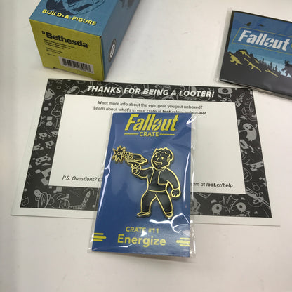 Fallout Loot Crate #11 Energize Partially Missing Patch Set w All Other Inserts