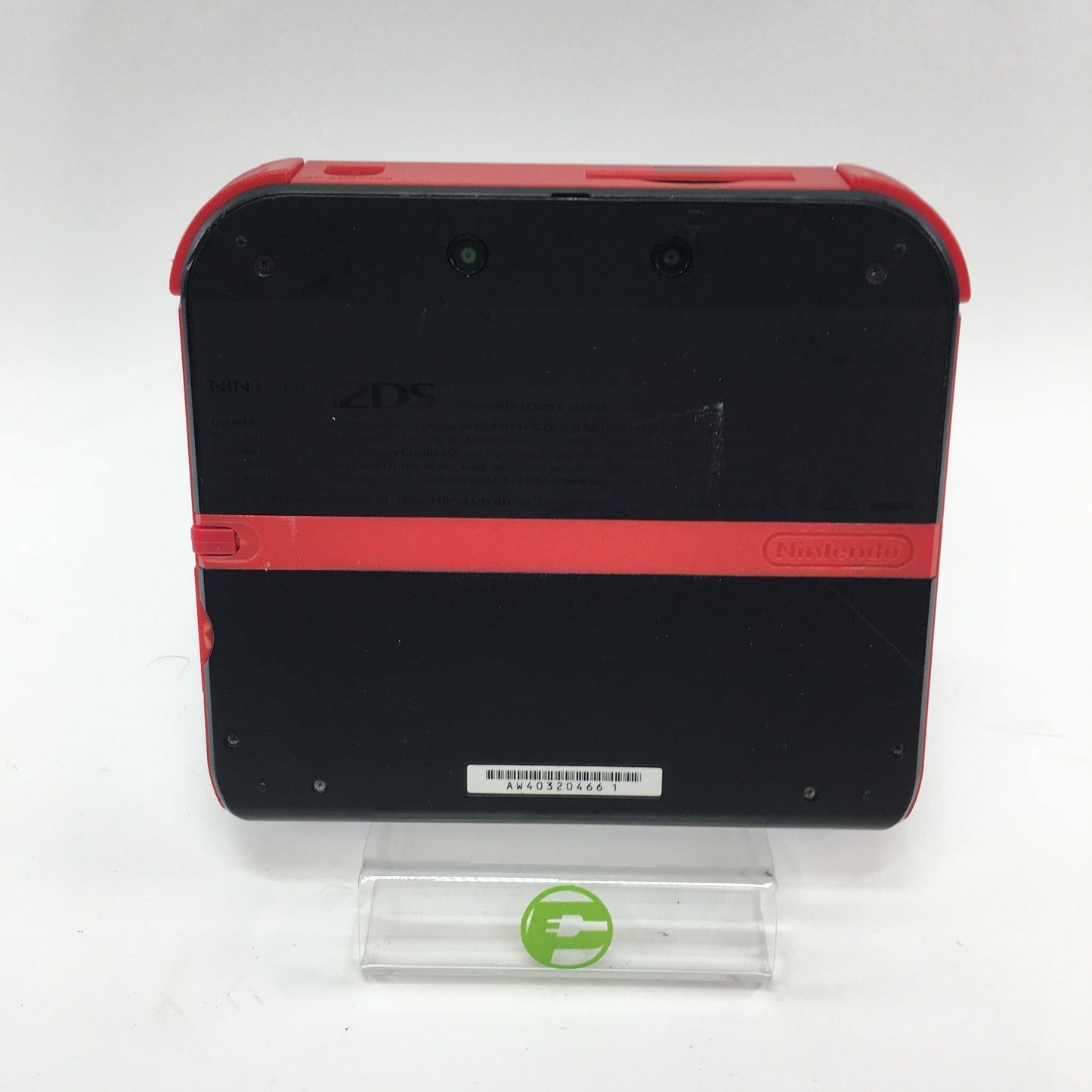 Nintendo 2DS Handheld Game Console FTR-001 Black/Red w 4 Games