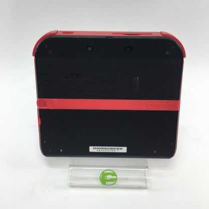 Nintendo 2DS Handheld Game Console FTR-001 Black/Red w 4 Games