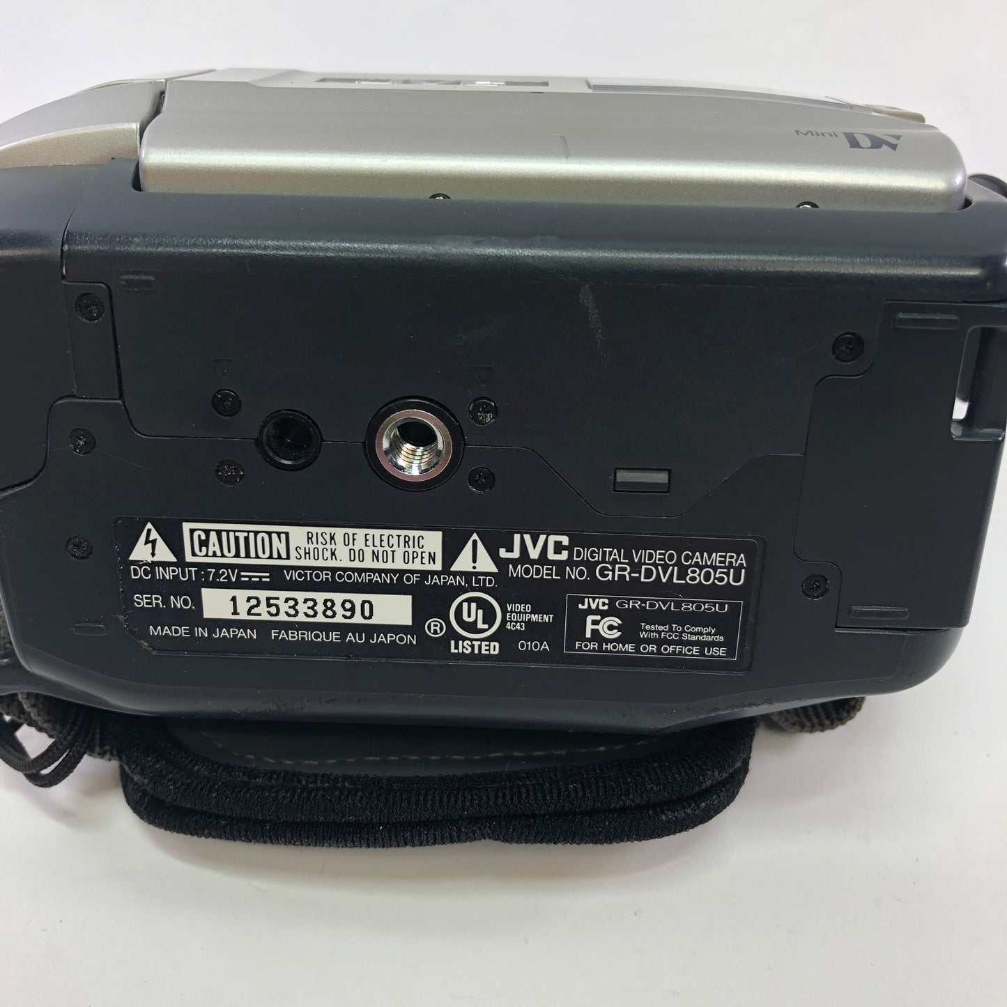 Broken JVC GR-DVL805U Digital Video Camera Parts Only READ Power Issue